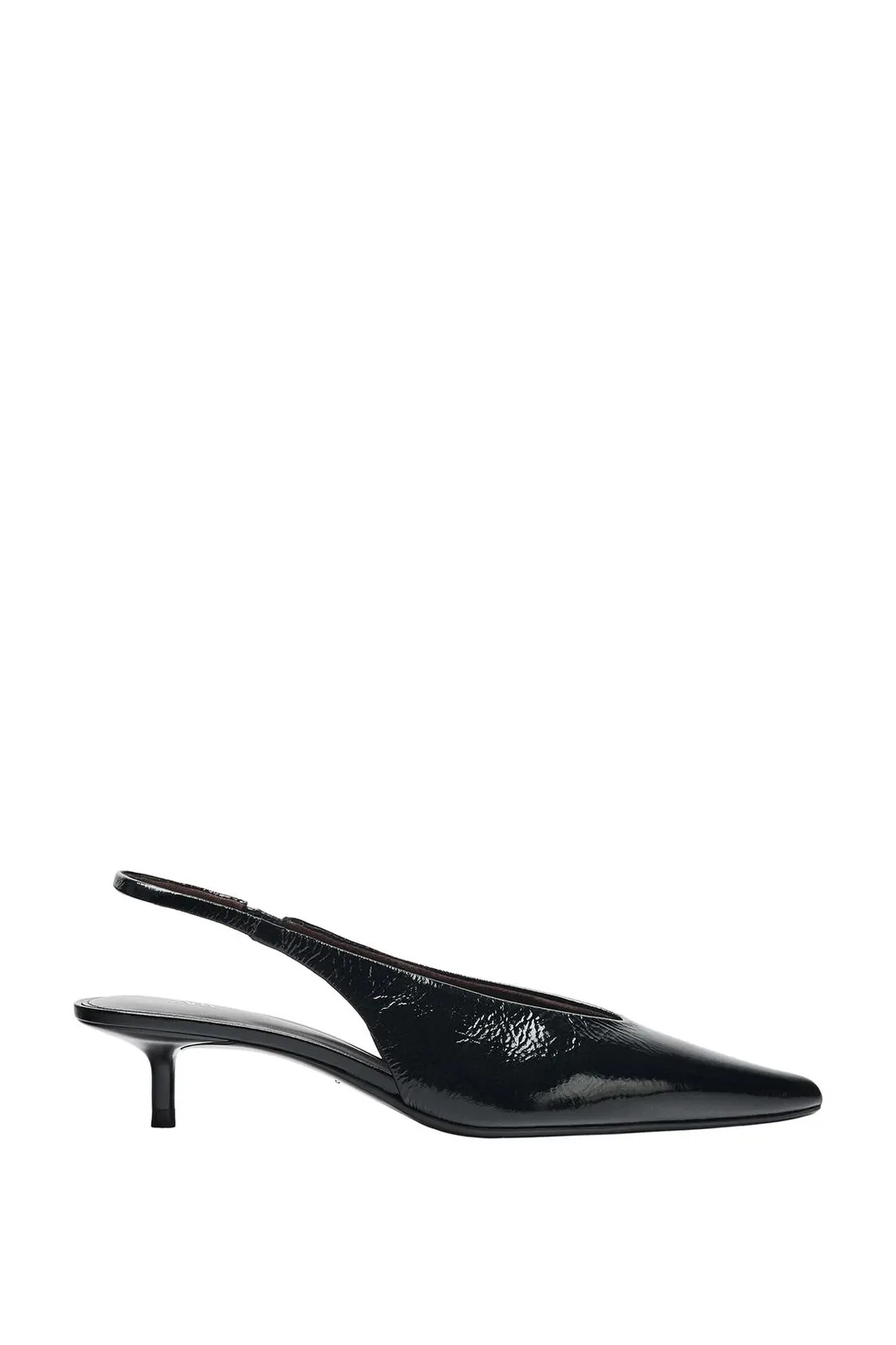 Туфли с открытой пяткой из кожи, Zara