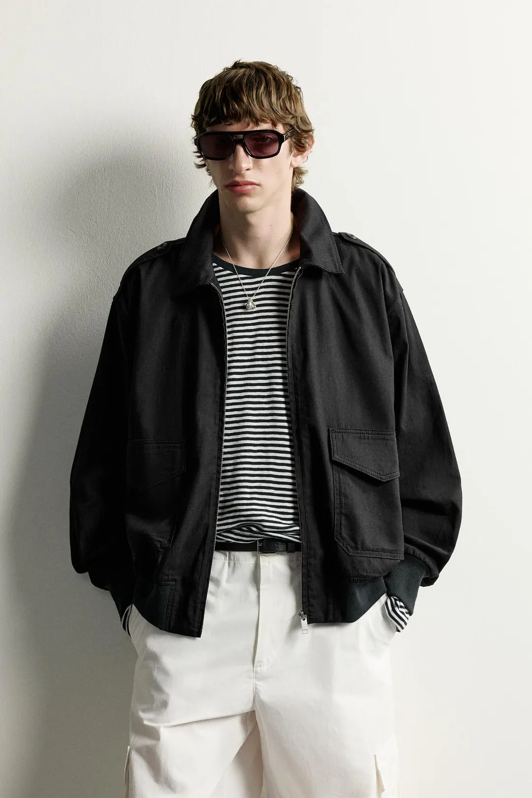 Куртка свободного кроя с хлястиками, Zara