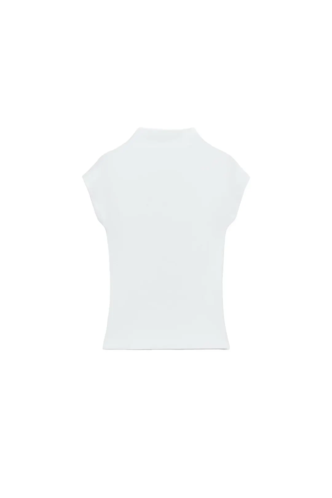 Топ из лиоцелла с высоким воротником, Zara