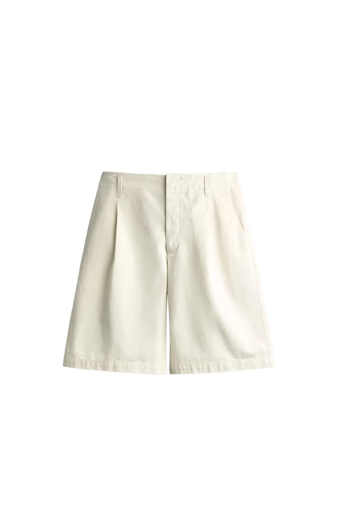 Бермуды свободного кроя с защипами, Zara
