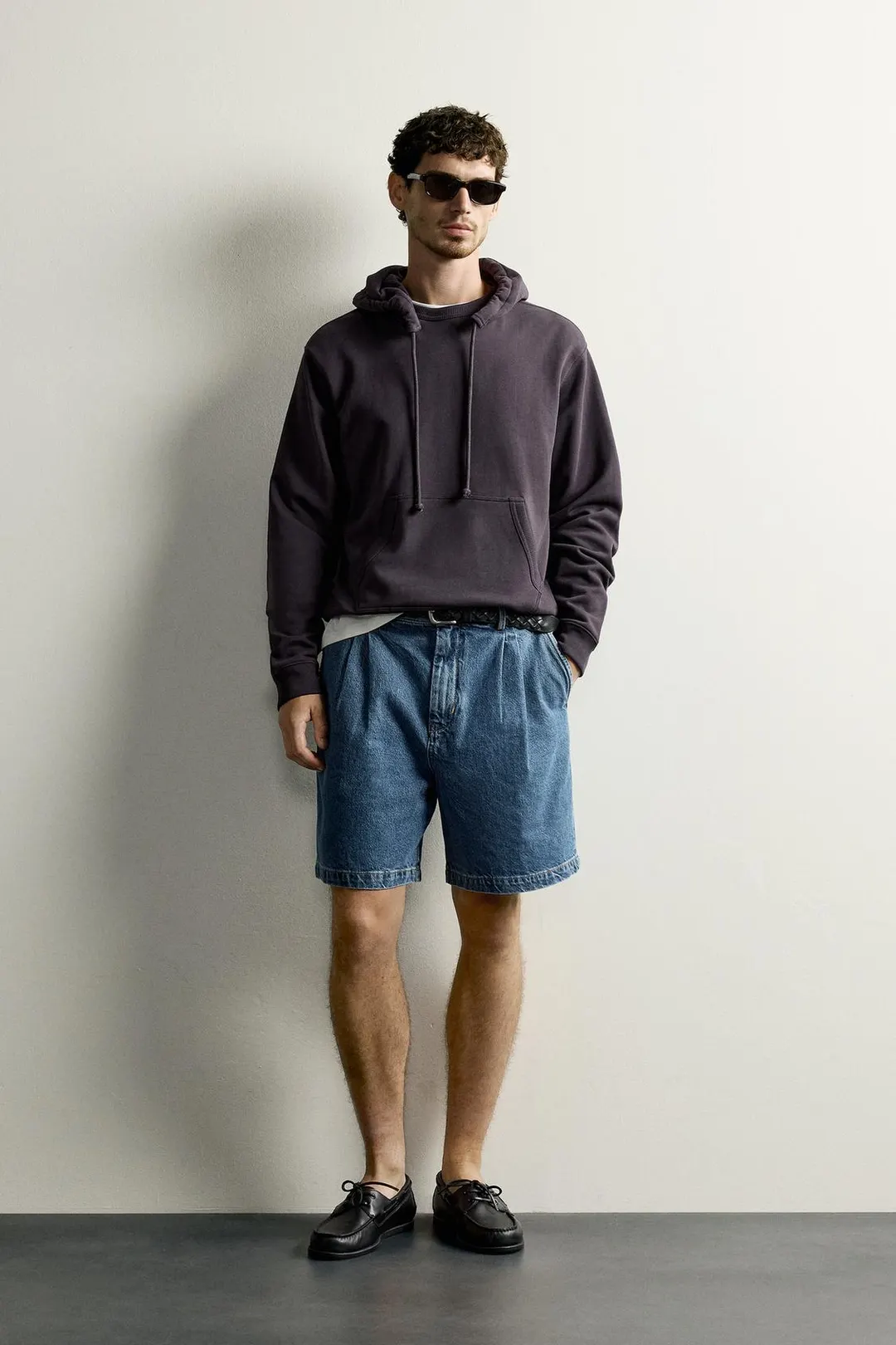 Толстовка с круглым вырезом и капюшоном, Zara