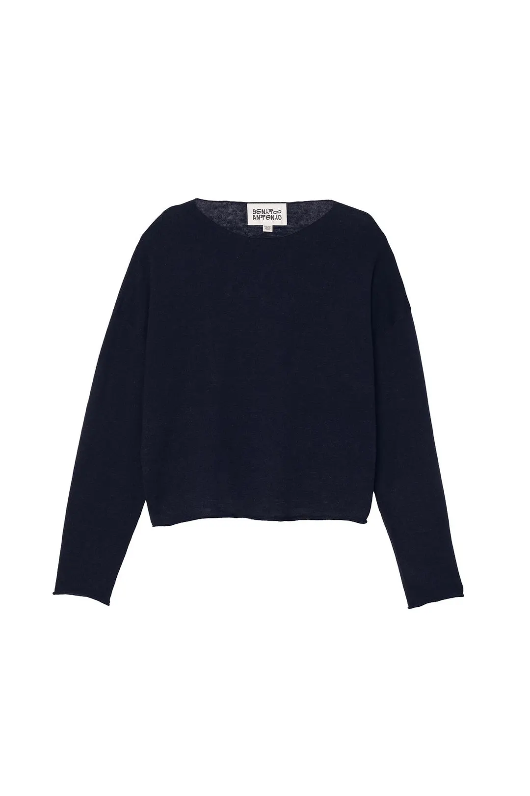 Свитер укороченного кроя из смеси льна и шерсти, Zara