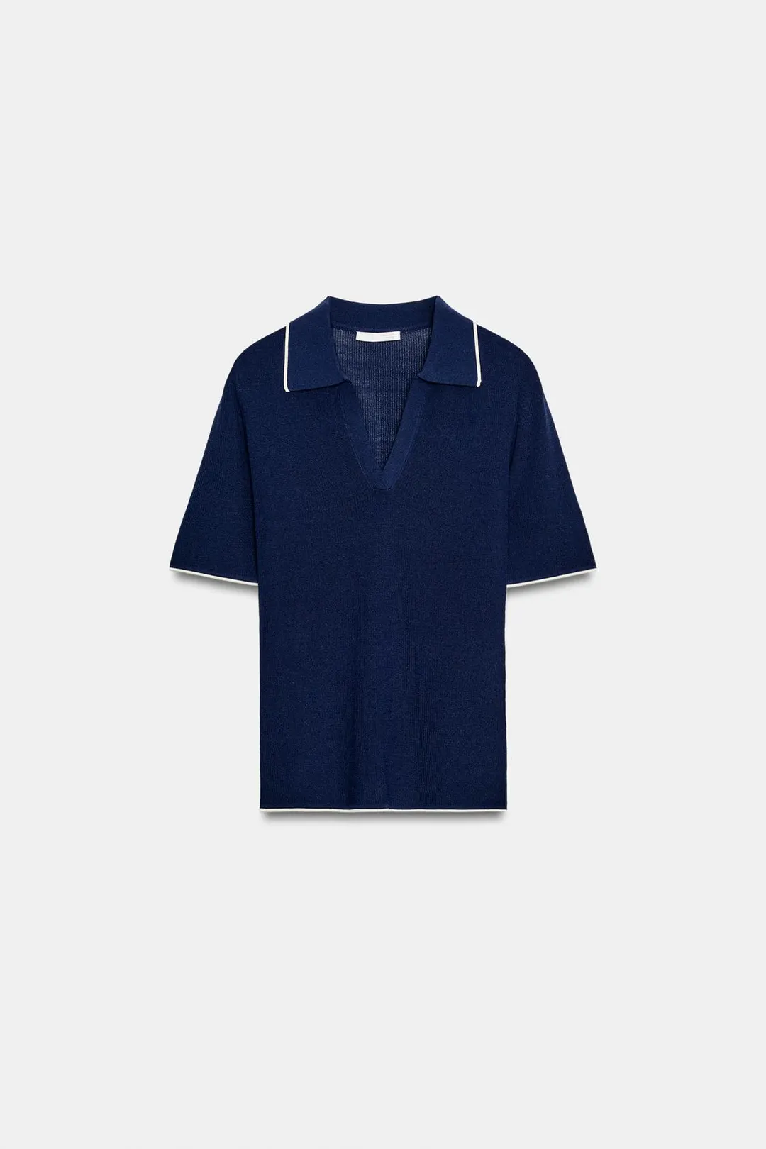 Топ-поло контрастный, Zara