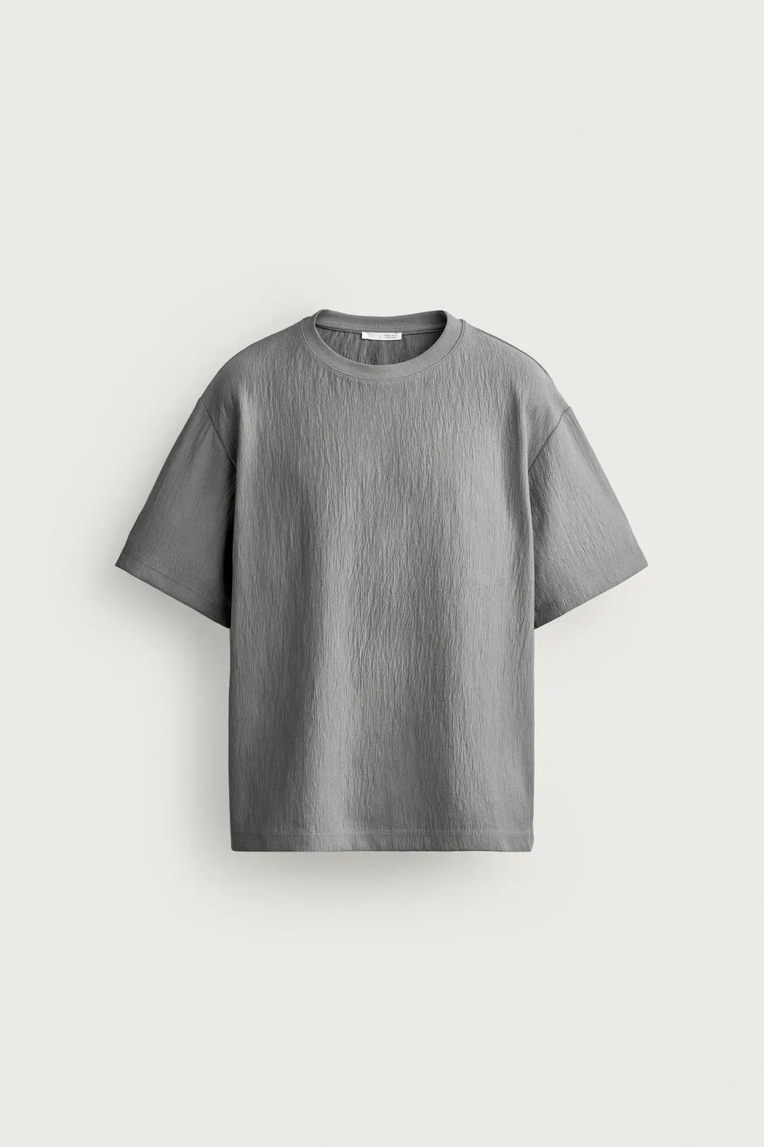 Футболка свободного кроя фактурная, Zara