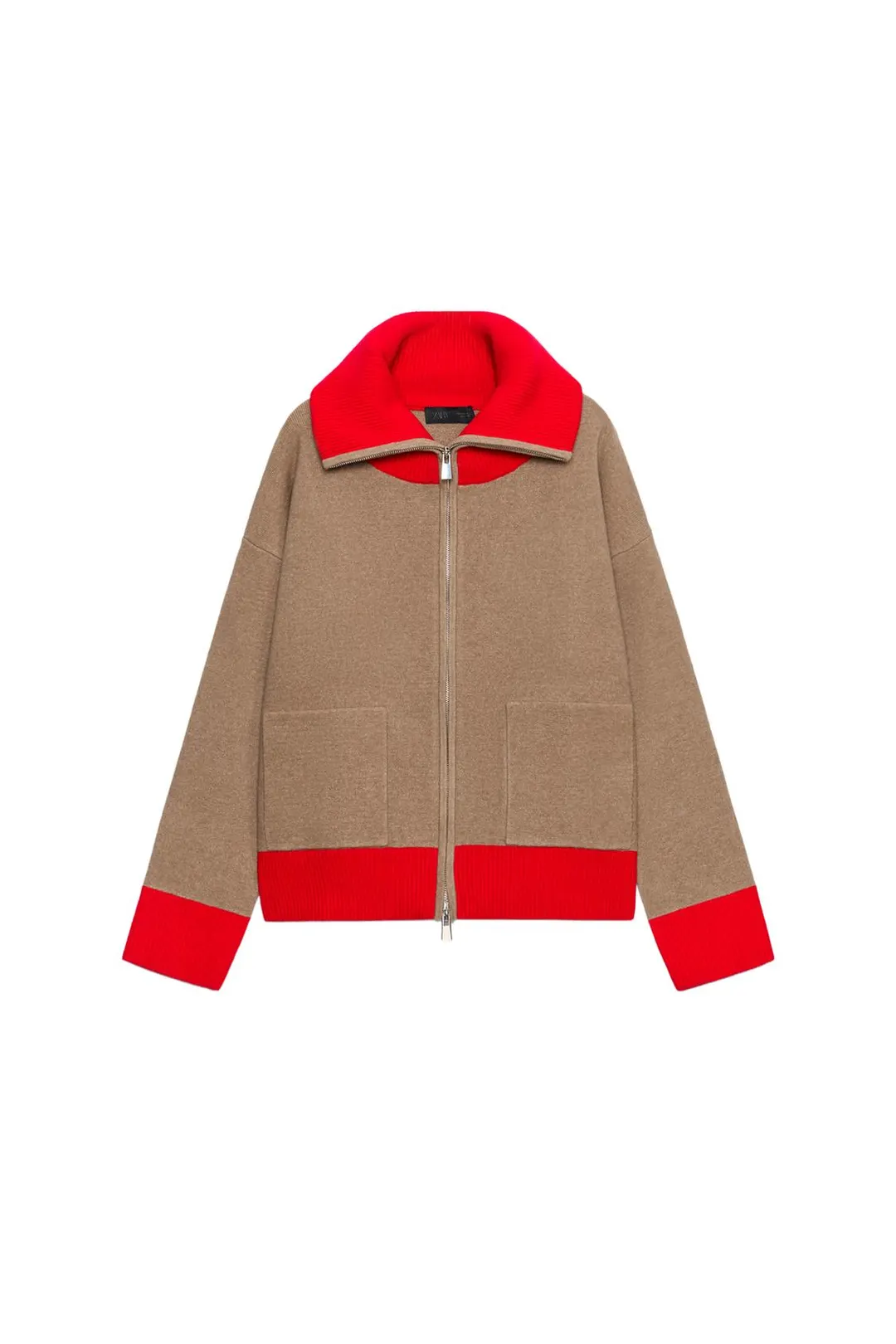 Комбинированный кардиган, Zara