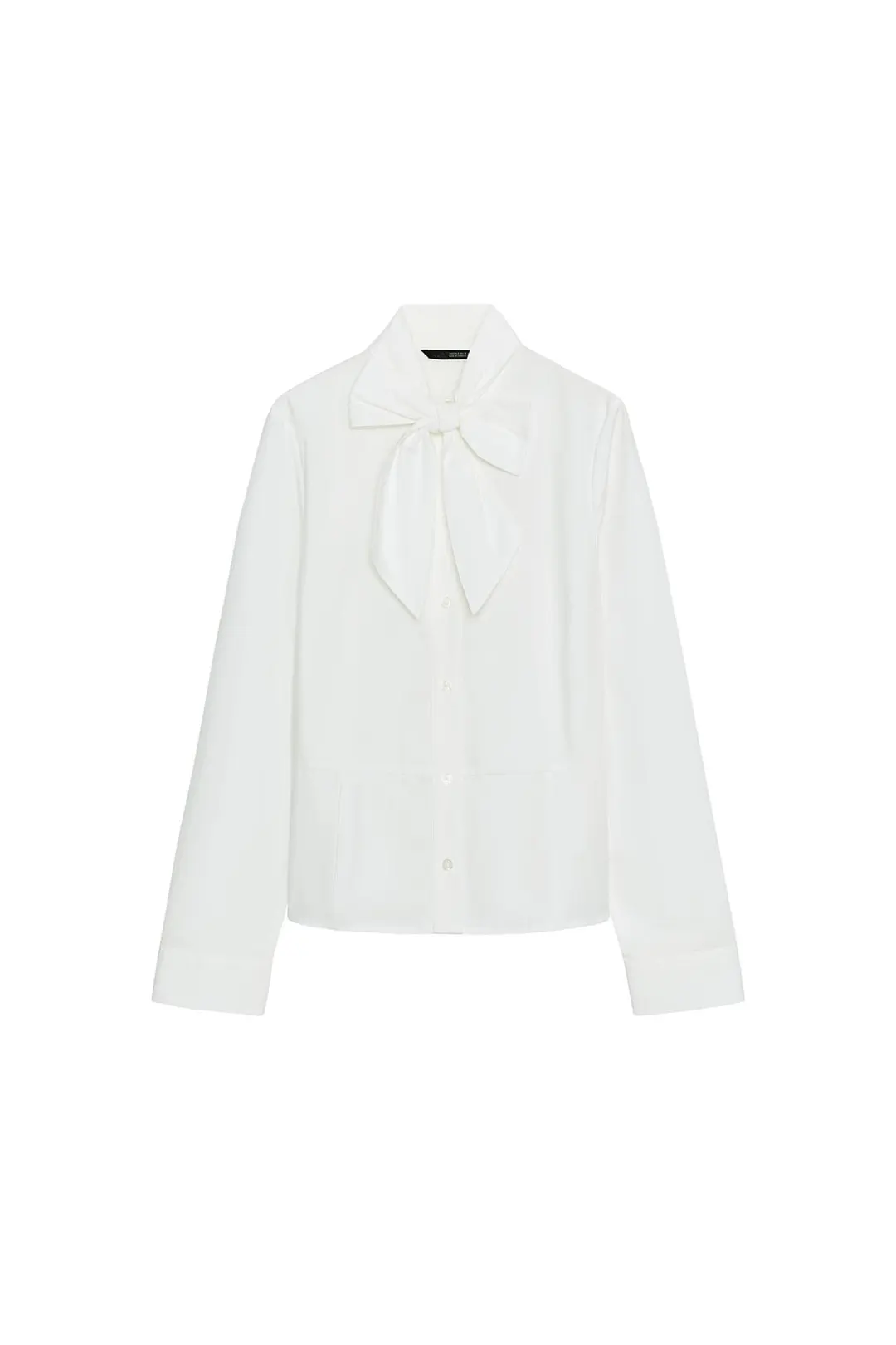 Рубашка с баской и завязкой, Zara