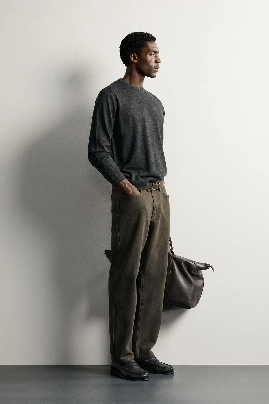 Брюки с прямыми штанинами, Zara