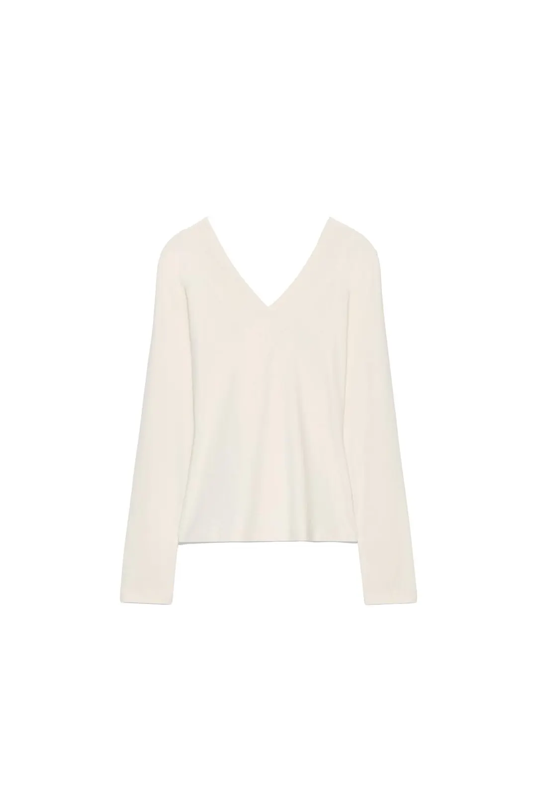 Футболка с V-образным вырезом, Zara