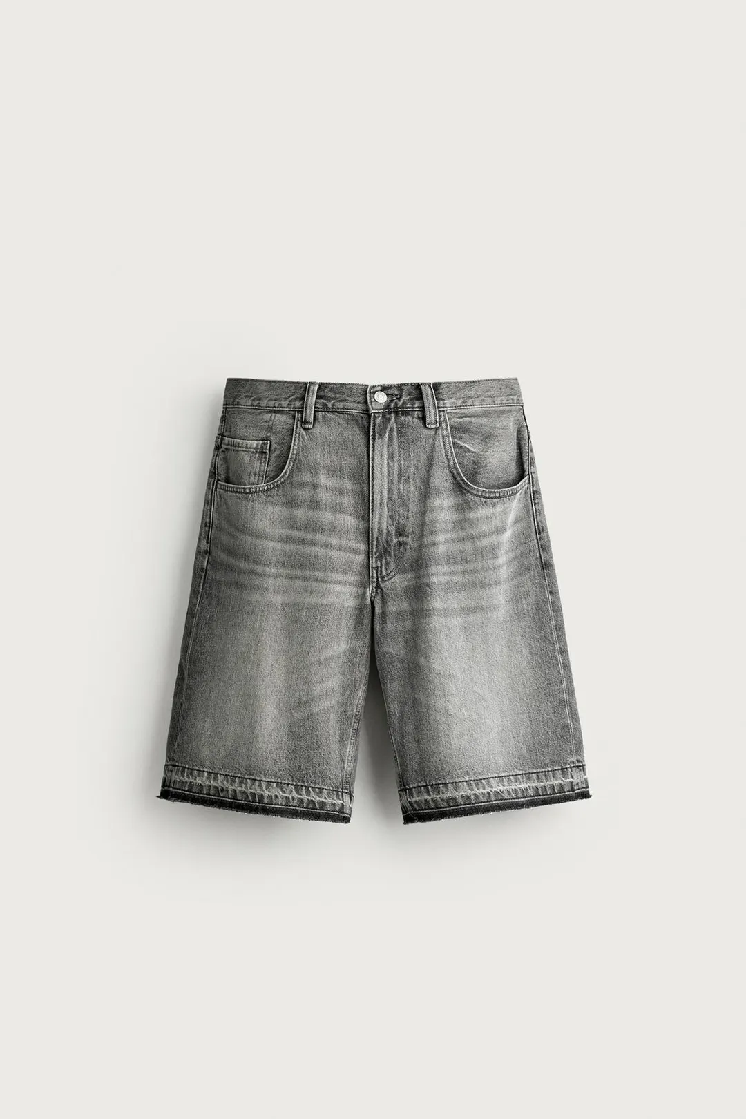 Джинсовые бермуды свободного кроя, Zara