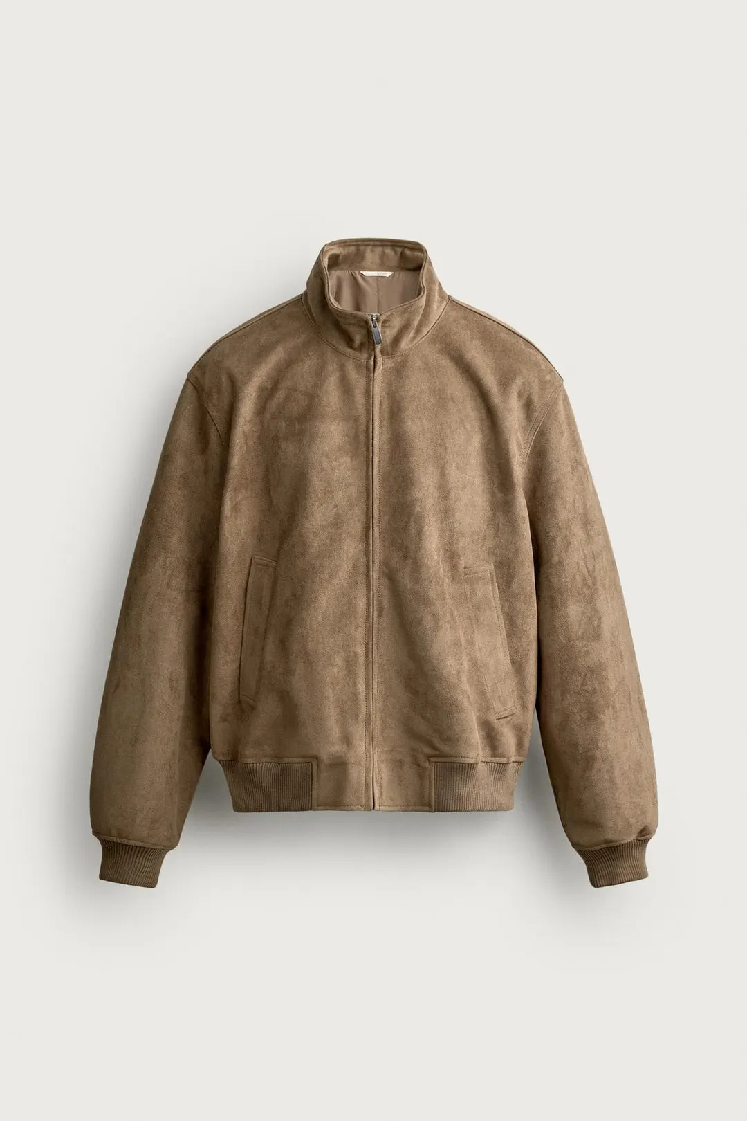 Куртка прямого кроя из искусственной замши, Zara