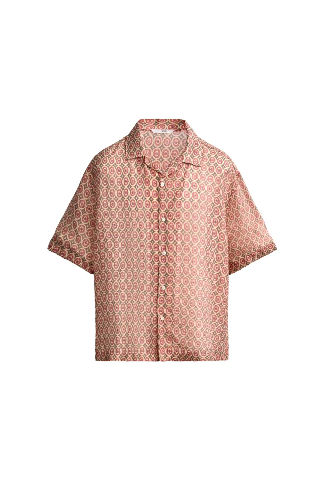 Струящаяся рубашка с геометрическим принтом, Zara