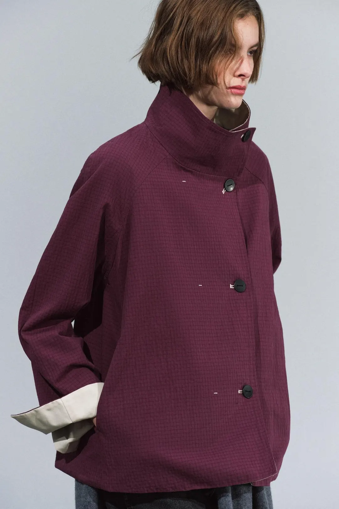 Короткая двусторонняя куртка ZW Collection, Zara