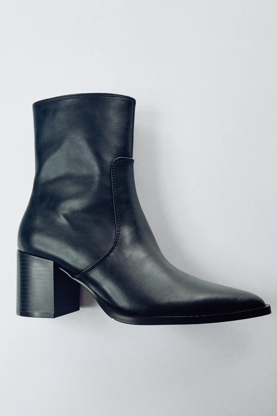 Ботильоны на широком каблуке, Zara