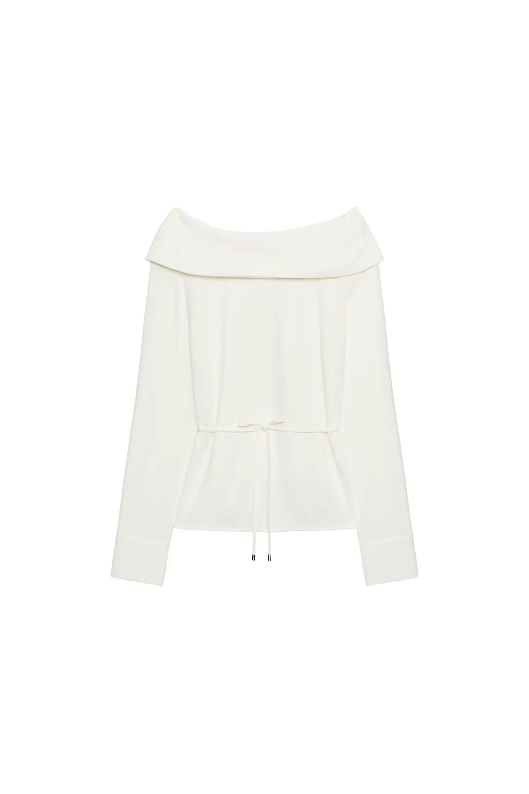 Блузка с вырезом лодочкой, Zara