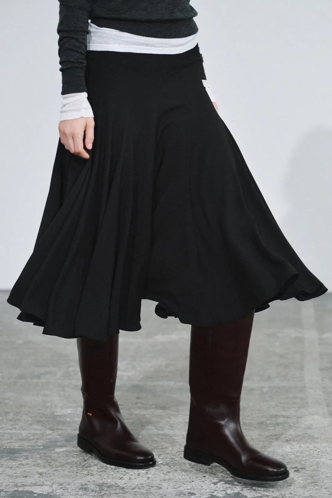 Объемная юбка миди ZW Collection, Zara