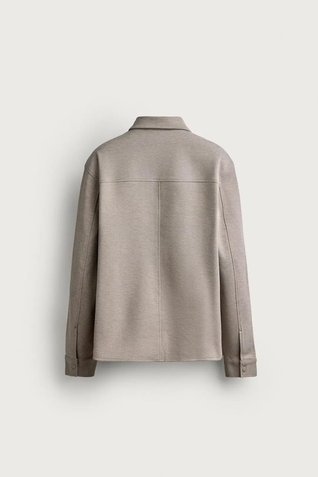 Немнущаяся рубашка-куртка комфортного кроя, Zara