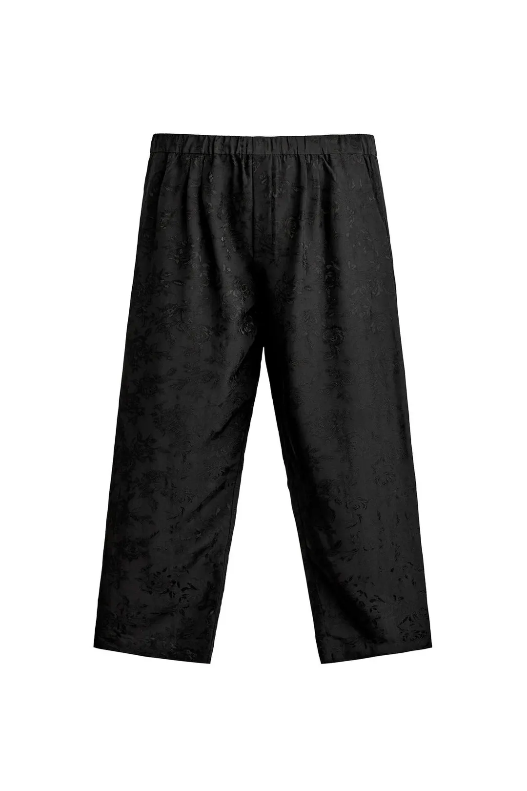 Струящиеся жаккардовые брюки с цветочным узором, Zara