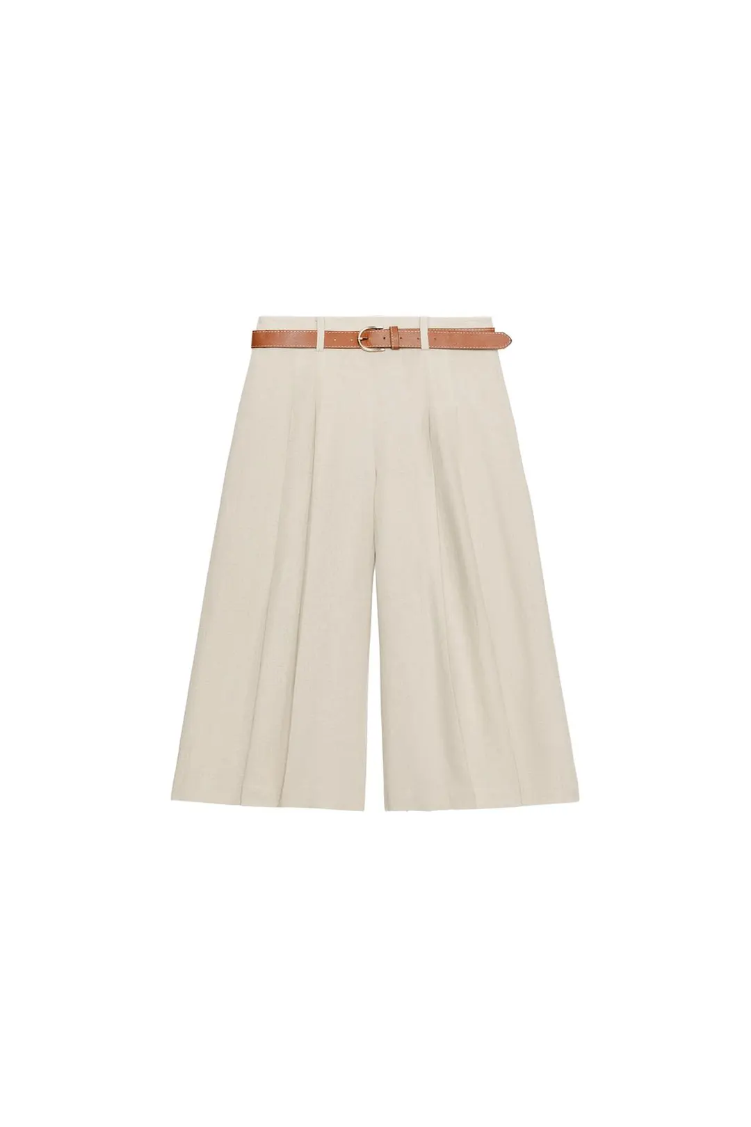 Удлиненные бермуды с ремнем, Zara