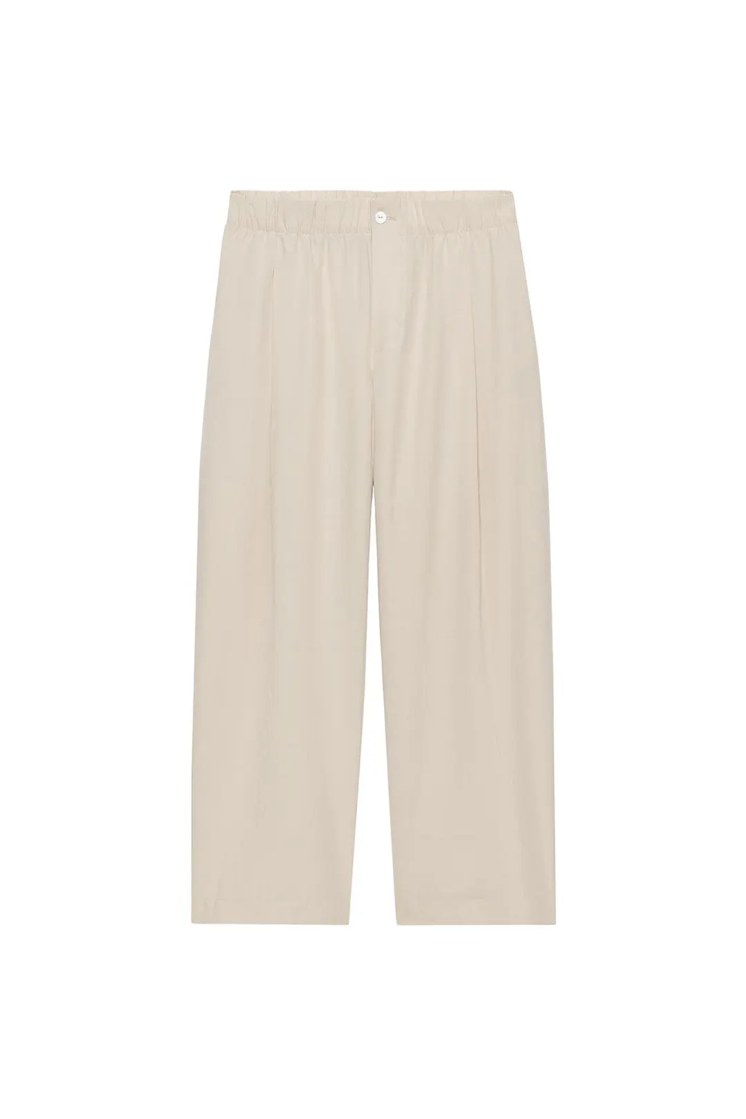 Брюки укороченные на резинке, Zara