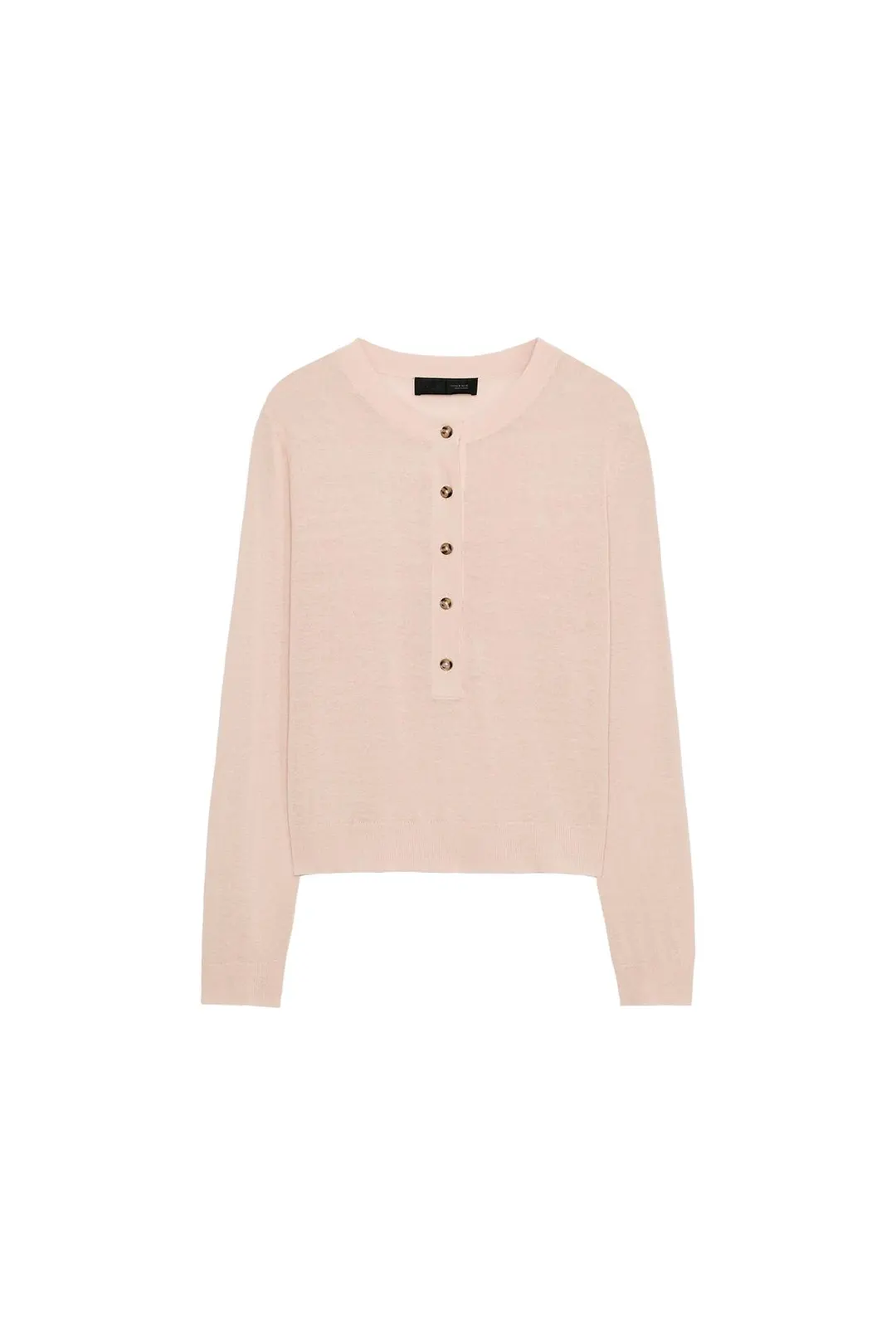 Вязаный свитер хенли, Zara