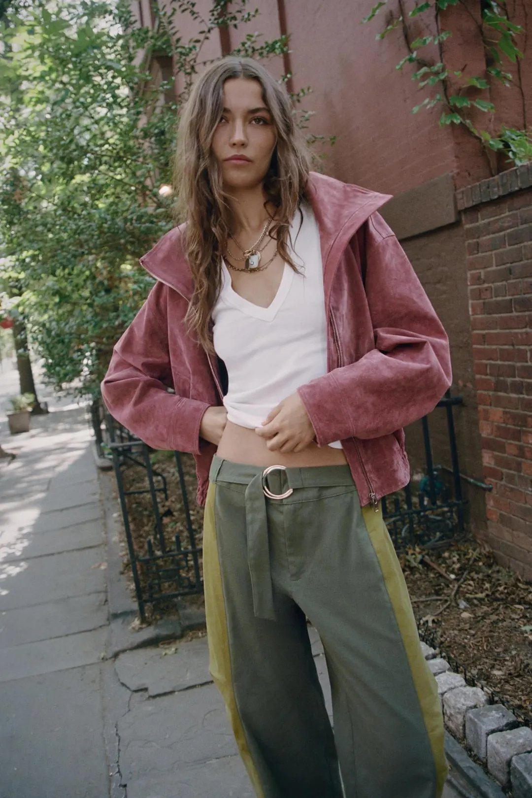 Брюки контрастные, Zara