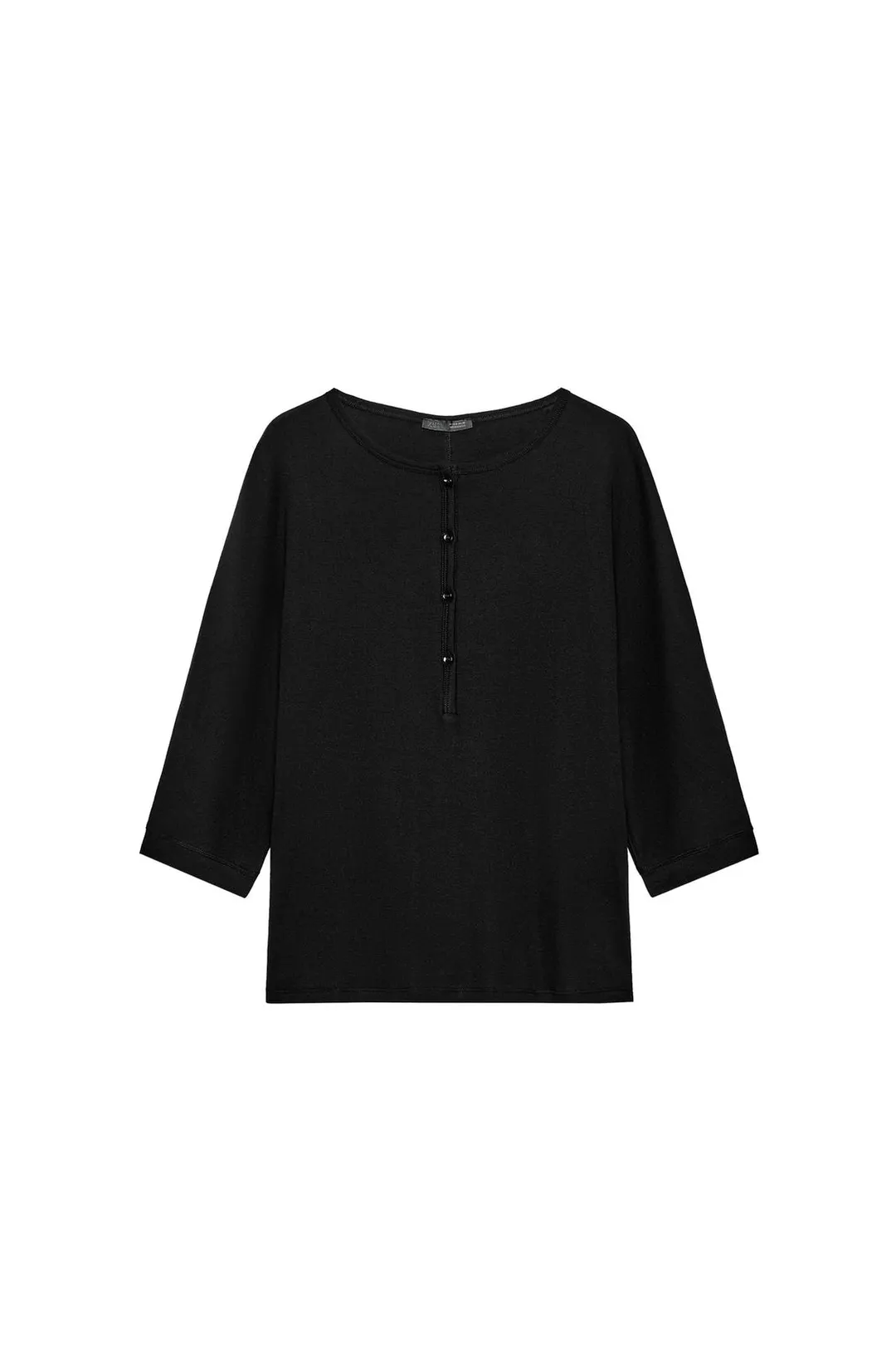Хлопковая футболка хенли, Zara