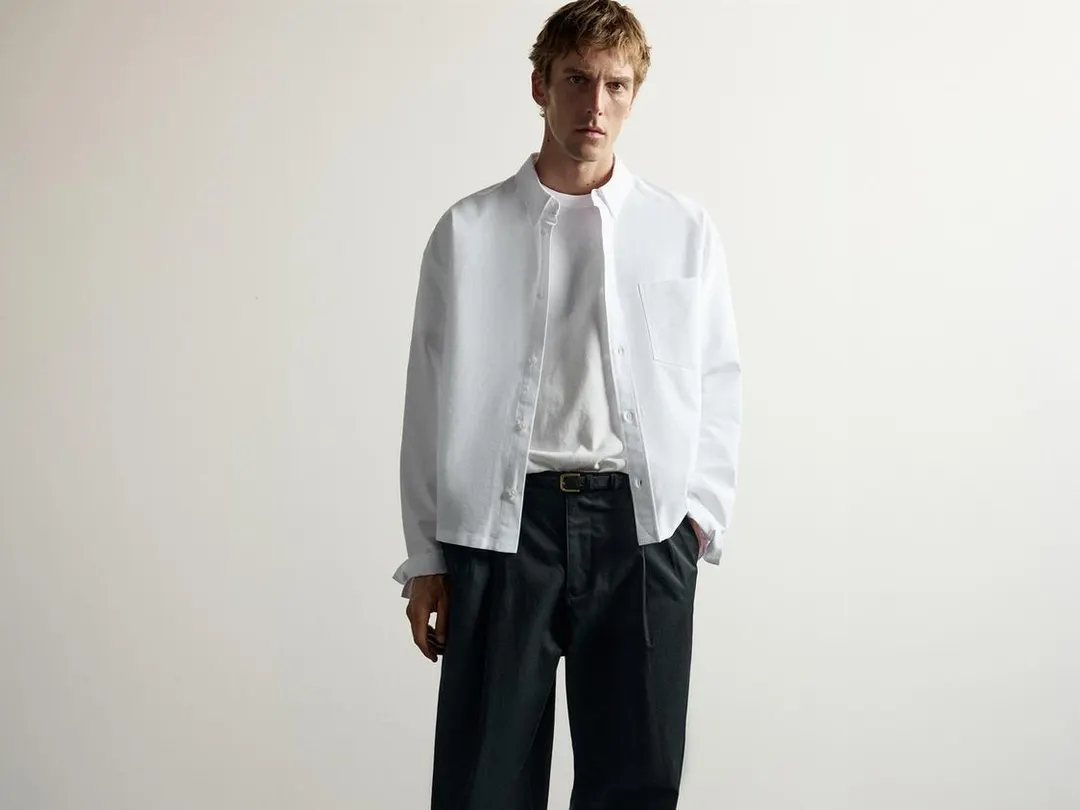 Рубашка свободного прямого кроя, Zara