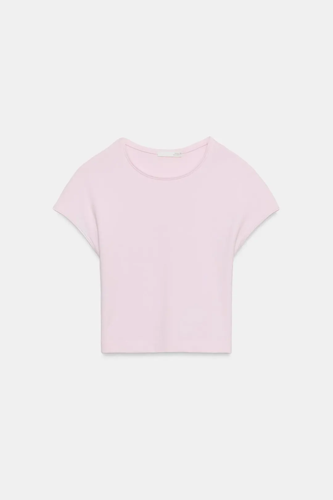 Укороченная футболка с короткими рукавами, Zara