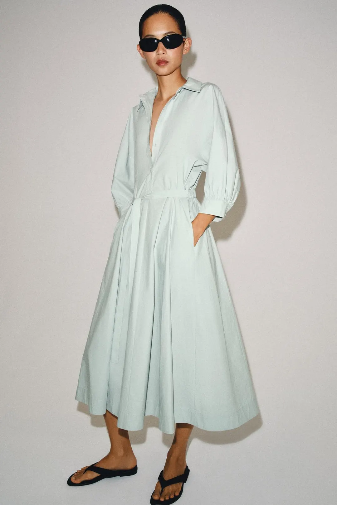 Платье-рубашка ZW Collection, Zara