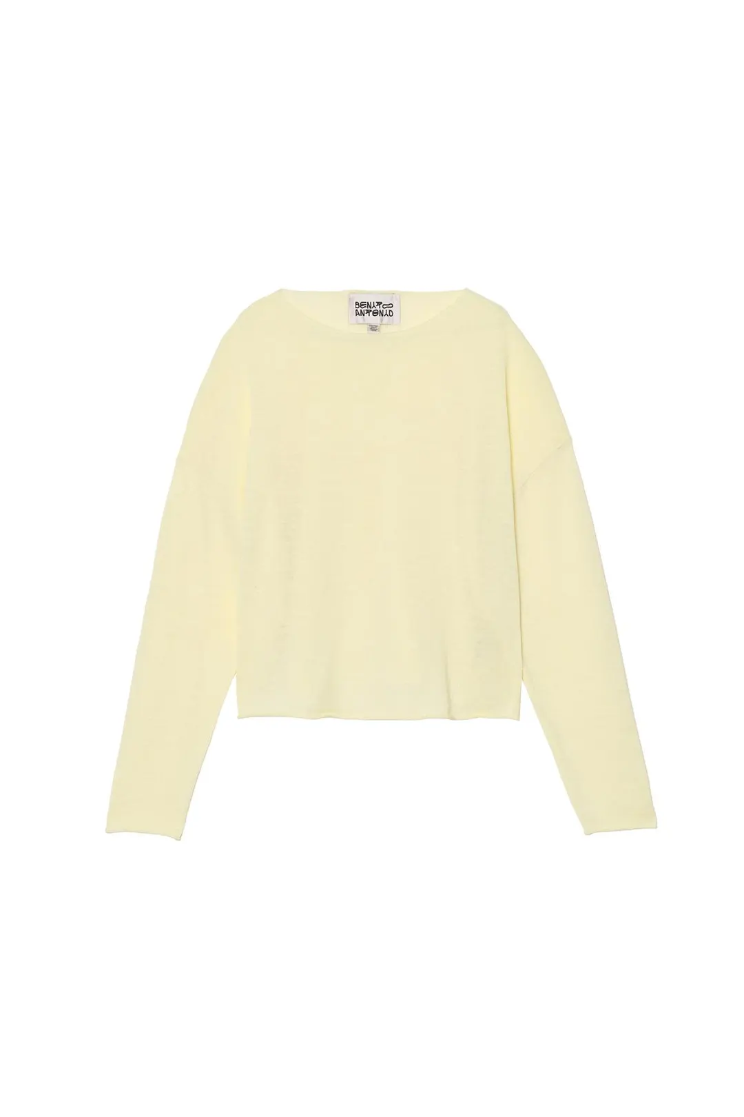 Джемпер укороченный из смеси льна и шерсти, Zara