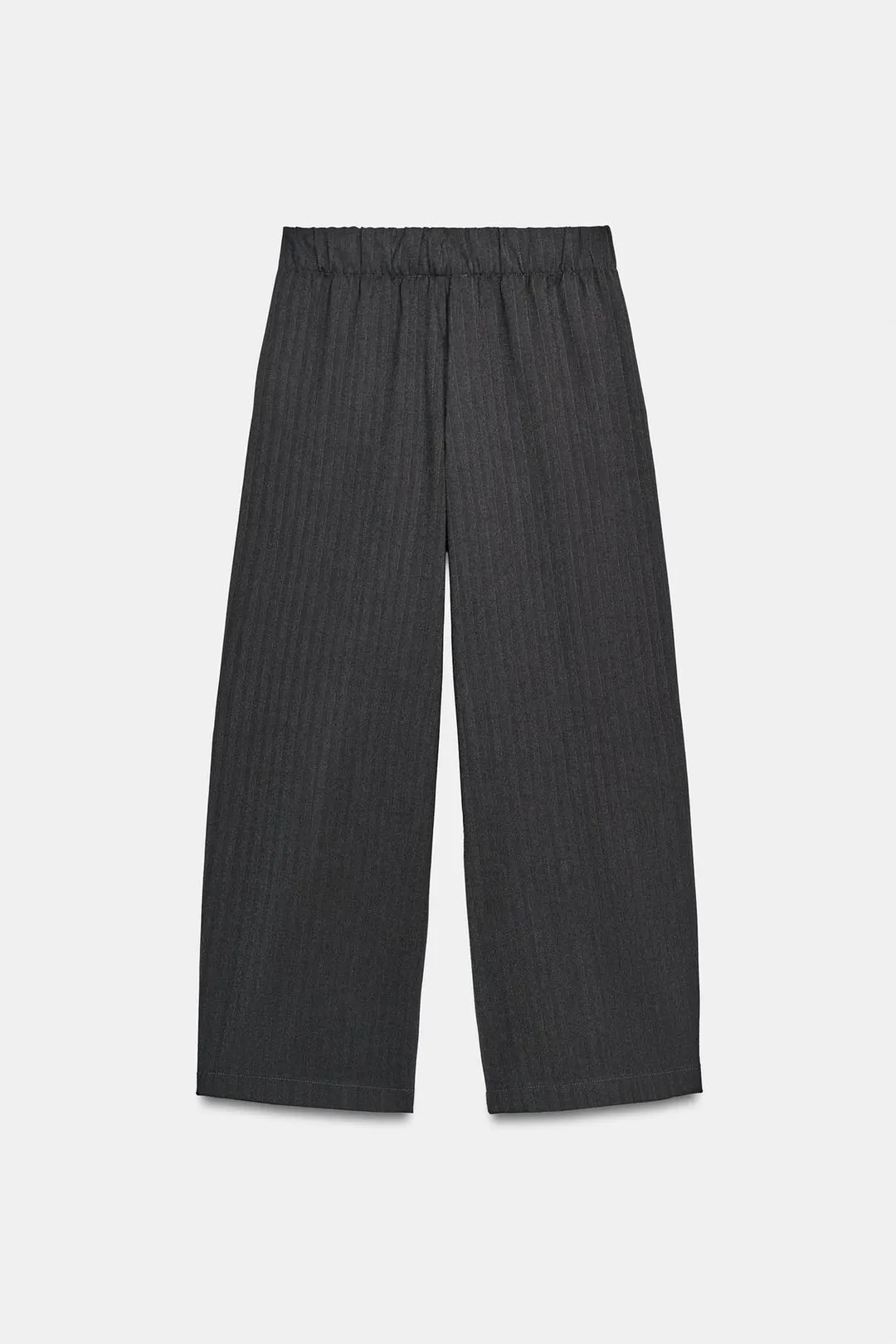 Брюки укороченные на резинке, Zara