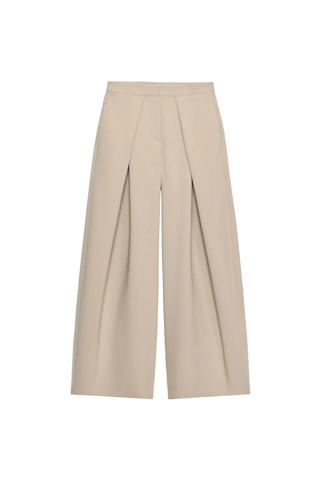 Широкие брюки со складками, Zara