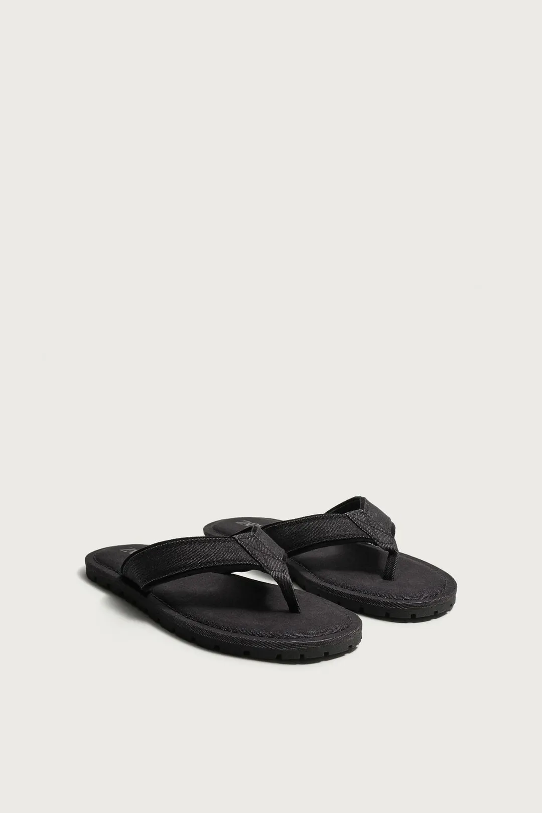 Сандалии из ткани с ремешками, Zara