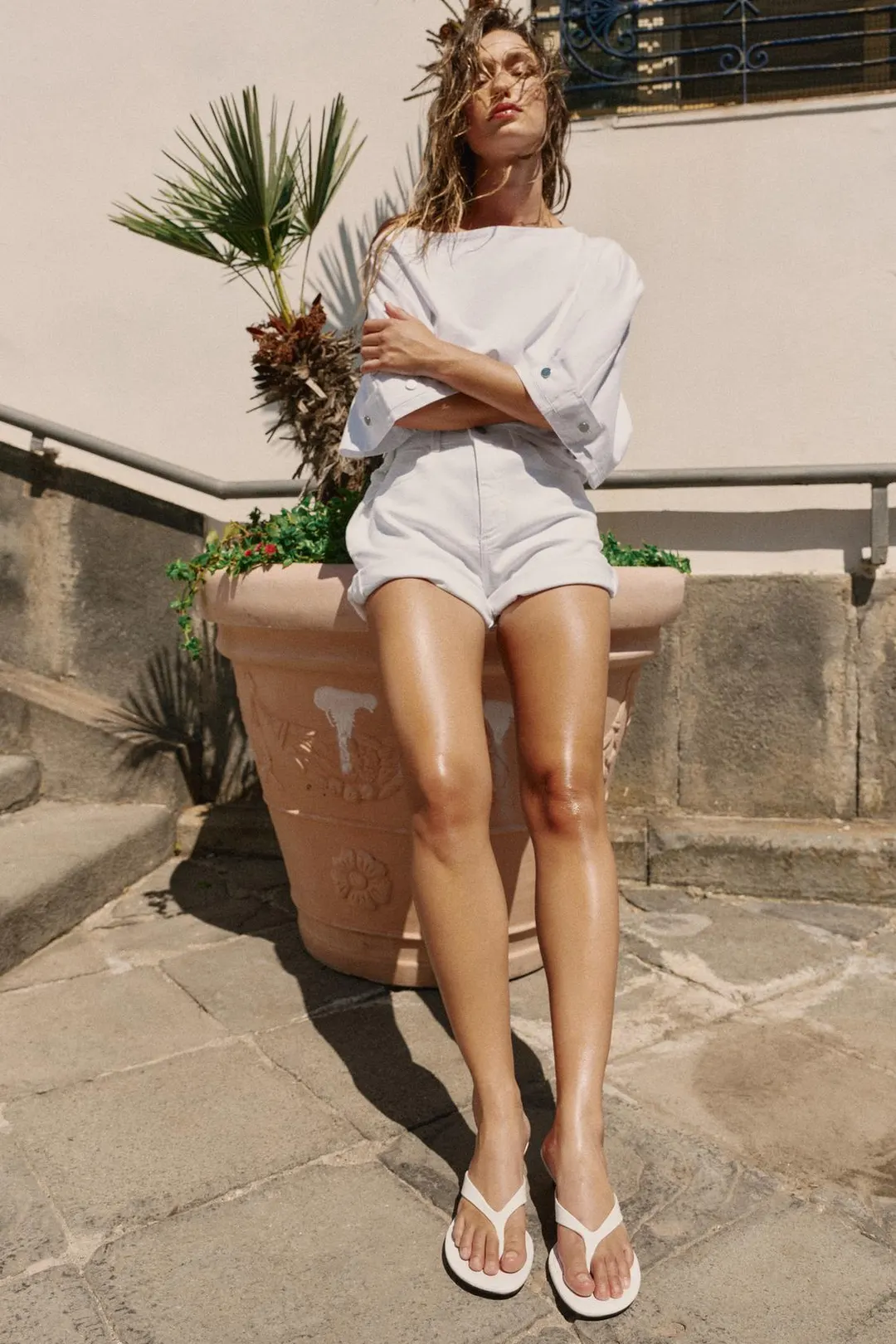 Босоножки на низкой танкетке, Zara