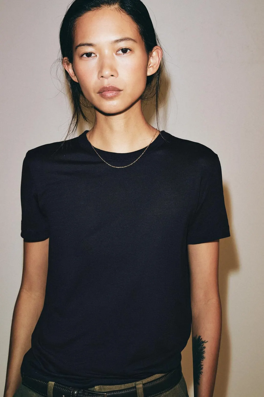 Футболка из лиоцелла с короткими рукавами, Zara