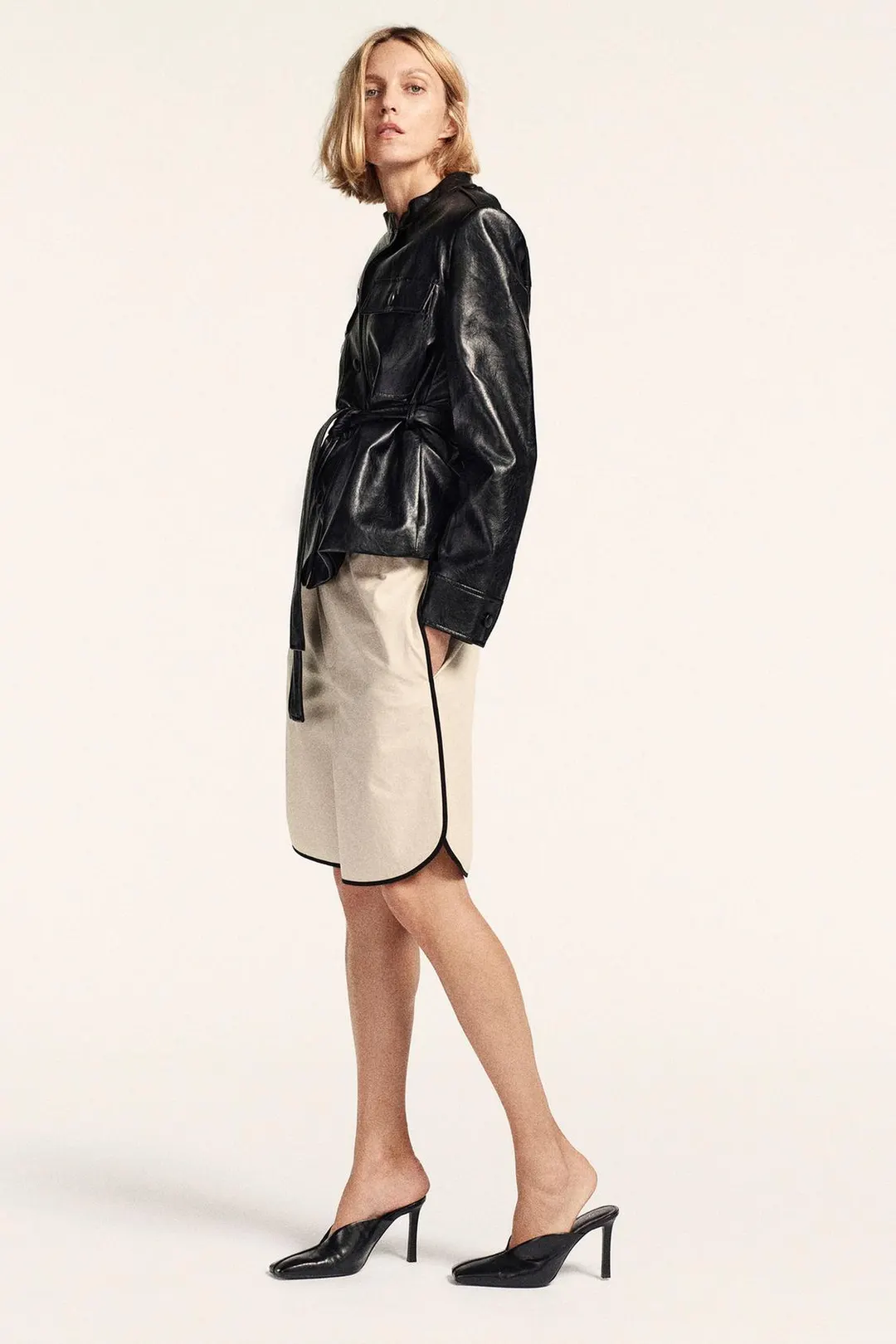 Куртка под кожу ZW Collection, Zara