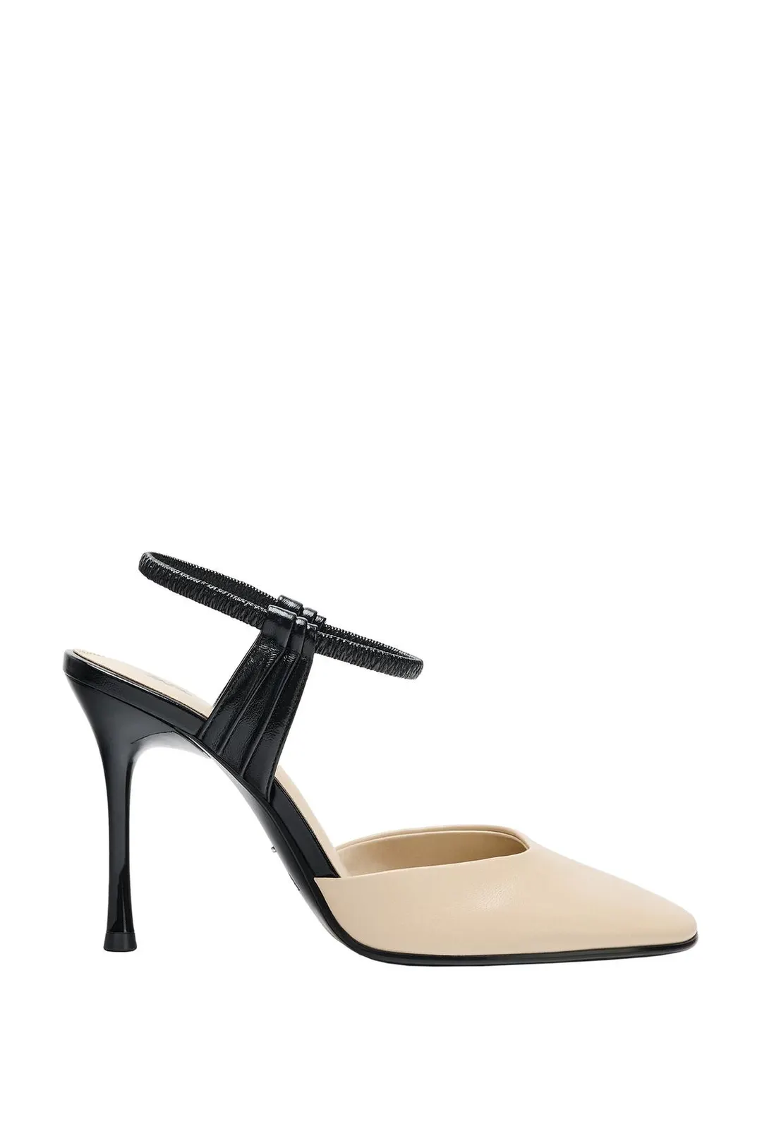 Туфли с открытой пяткой из кожи, Zara