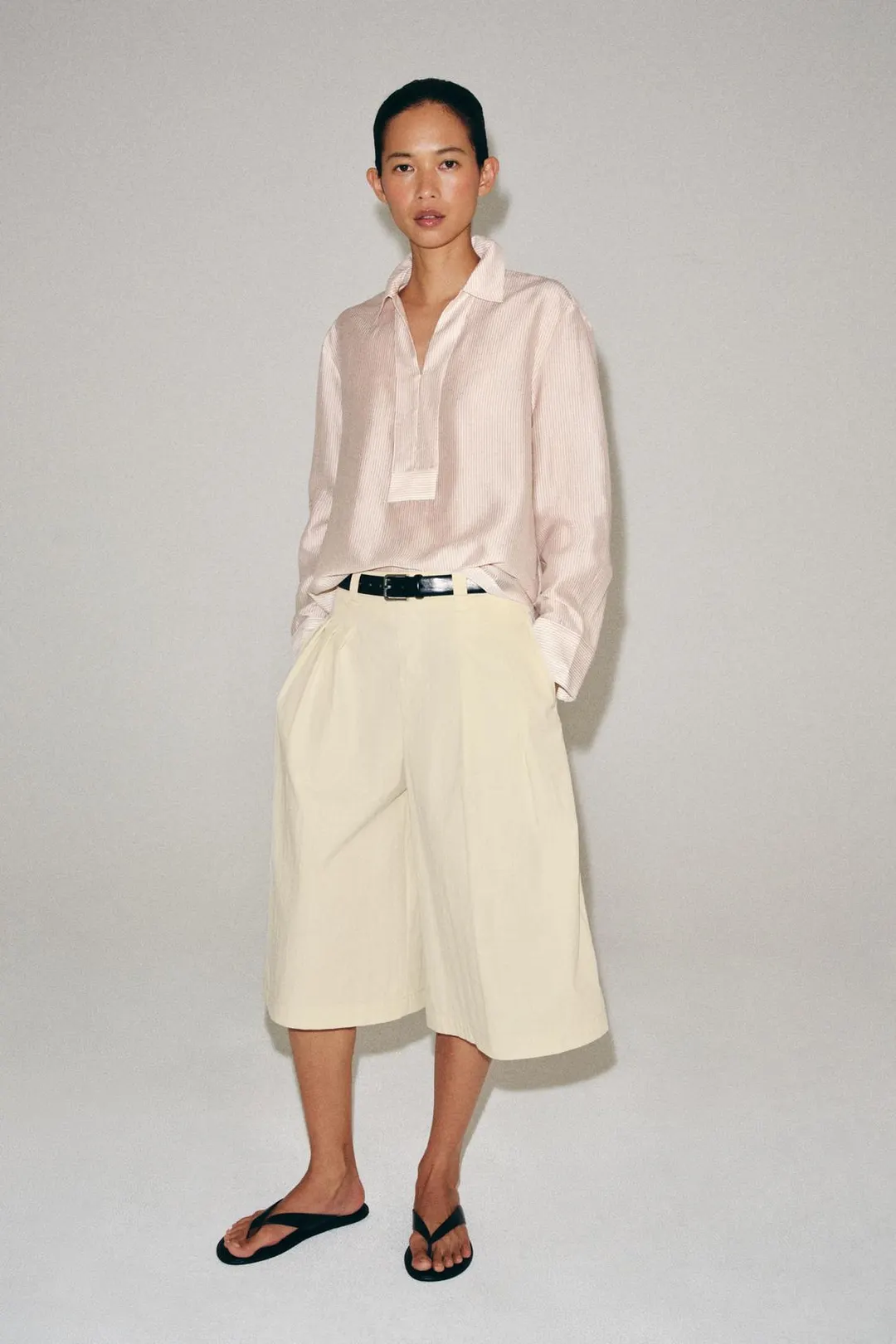 Рубашка в полоску ZW Collection, Zara