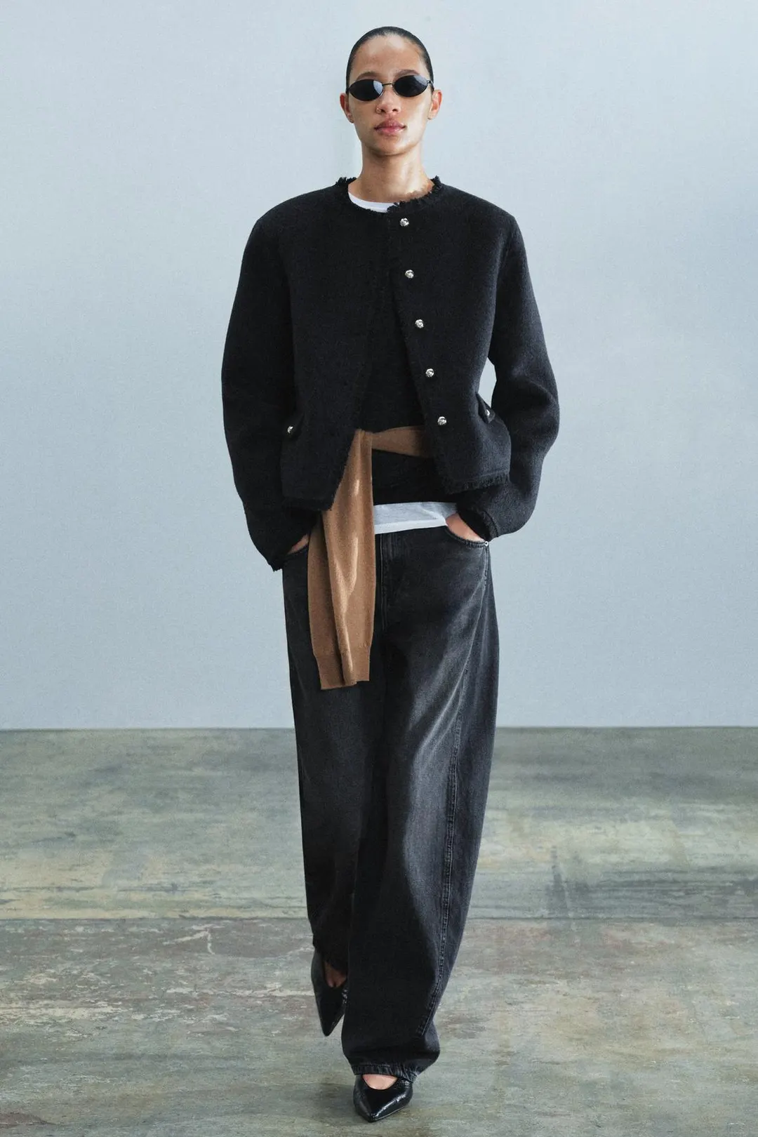 Блейзер из смесовой шерсти ZW Collection, Zara