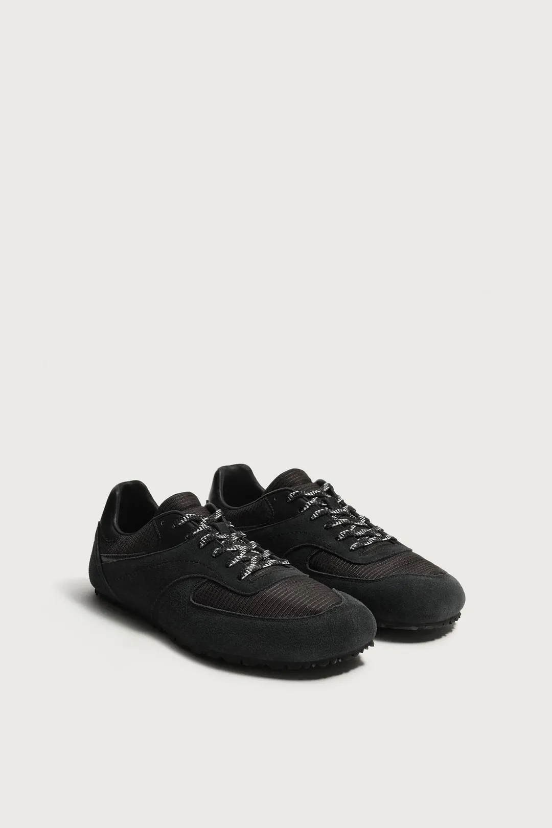Кроссовки barefoot с кожаными деталями, Zara