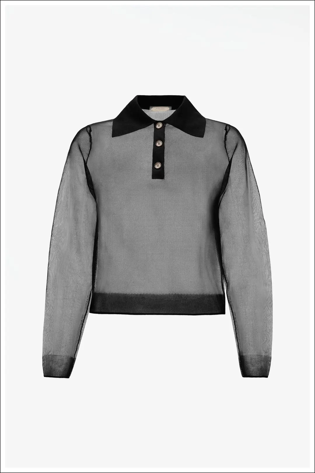 Полупрозрачное вязаное поло Limited Edition, Zara