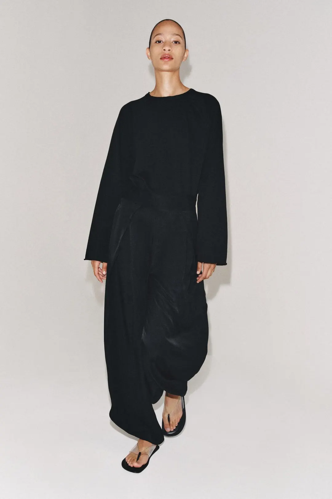 Брюки ZW Collection с разрезами, Zara