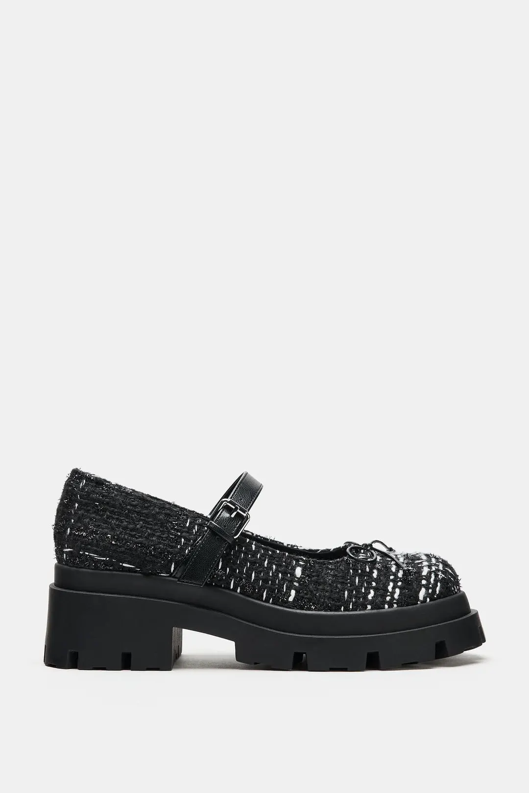 Балетки на тракторной подошве, Zara