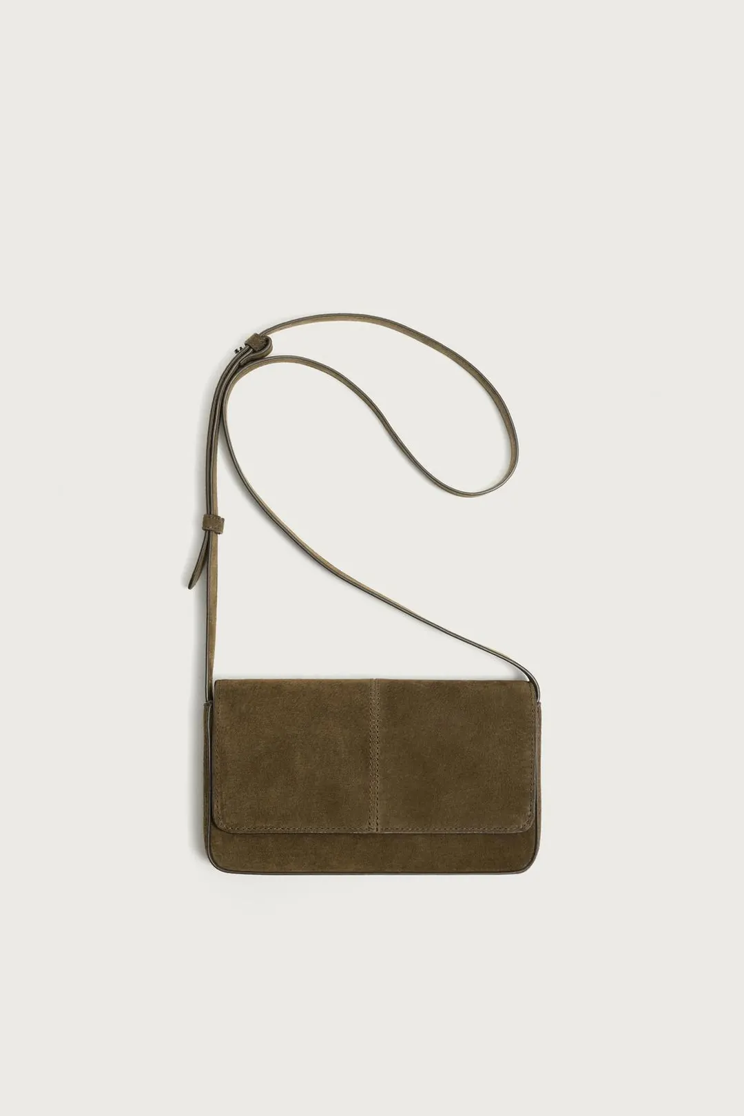 Кожаная сумка через плечо, Zara