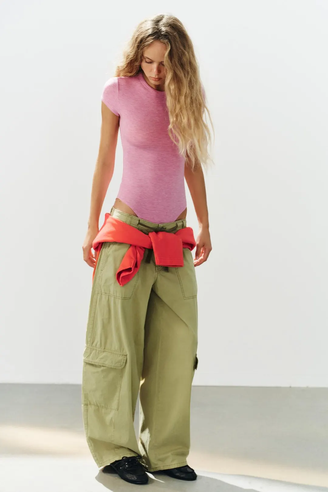 Боди с короткими рукавами, Zara