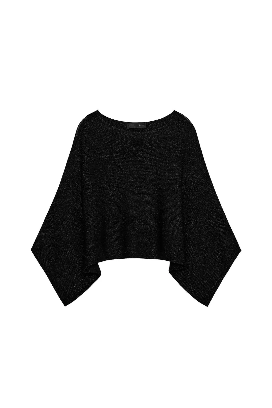 Короткий вязаный джемпер-кейп, Zara