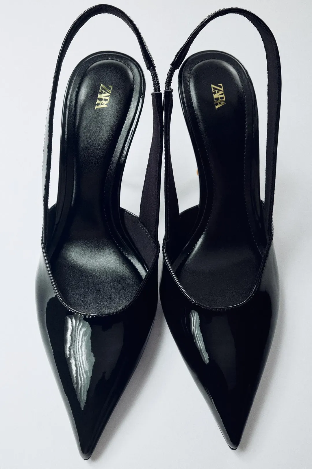 Туфли на каблуке с металлической деталью, Zara