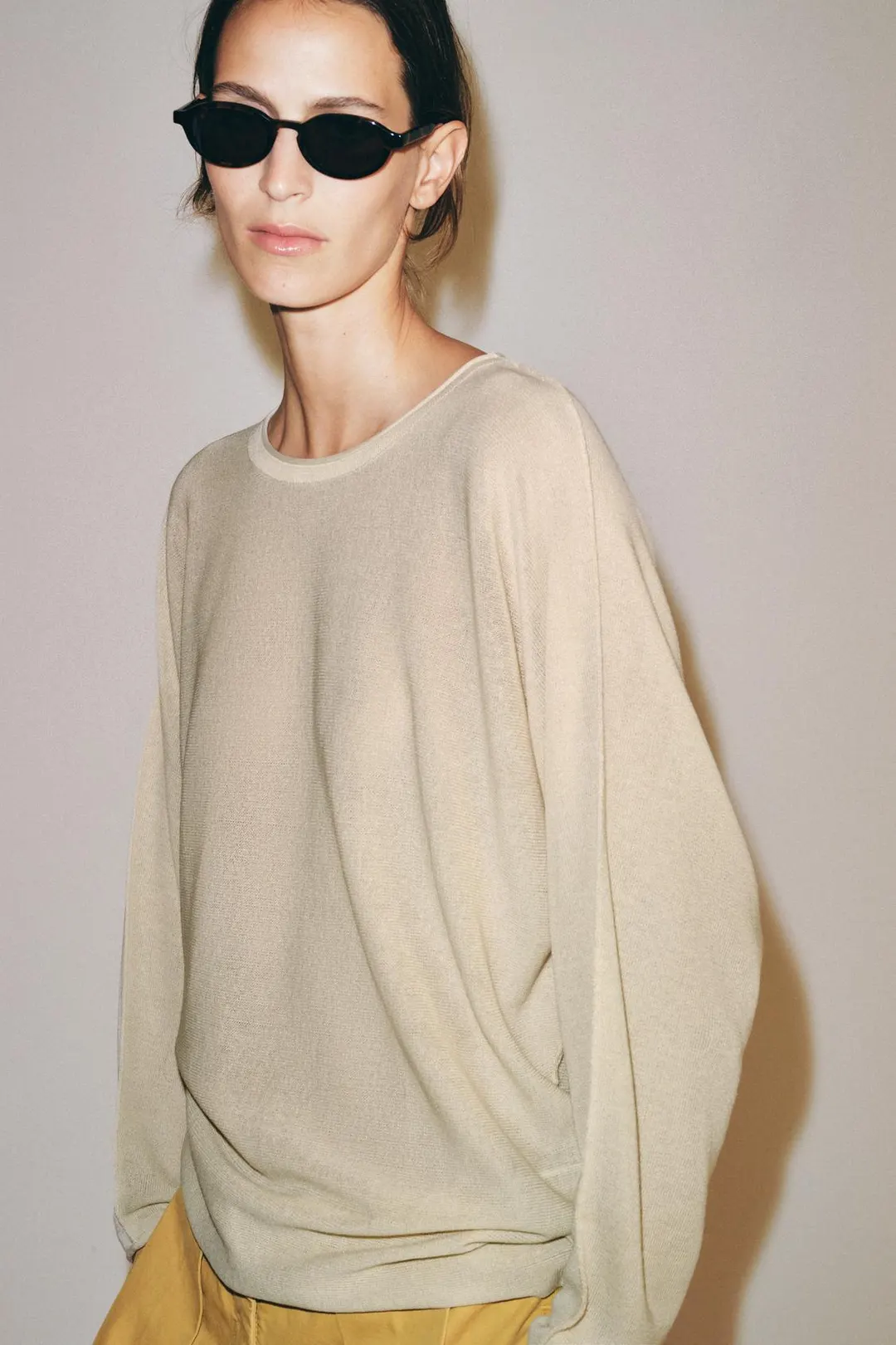 Вязаный джемпер широкого кроя, Zara
