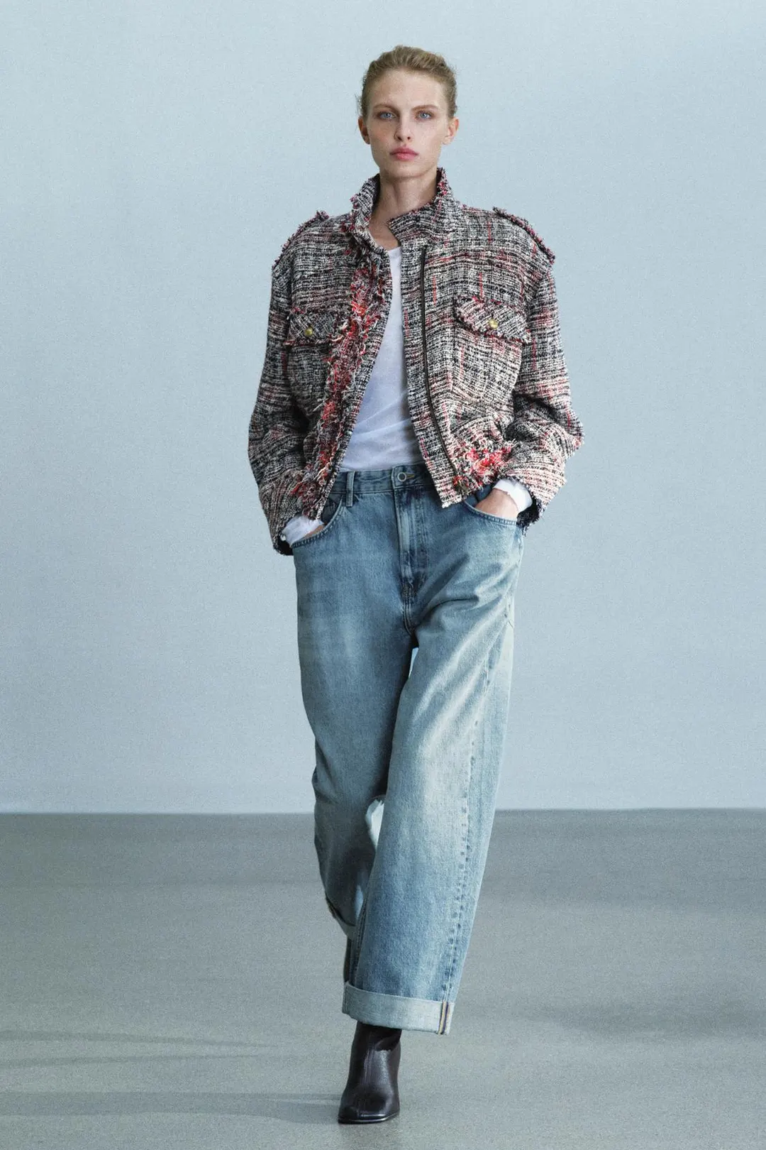 Бомбер структурного кроя ZW Collection, Zara