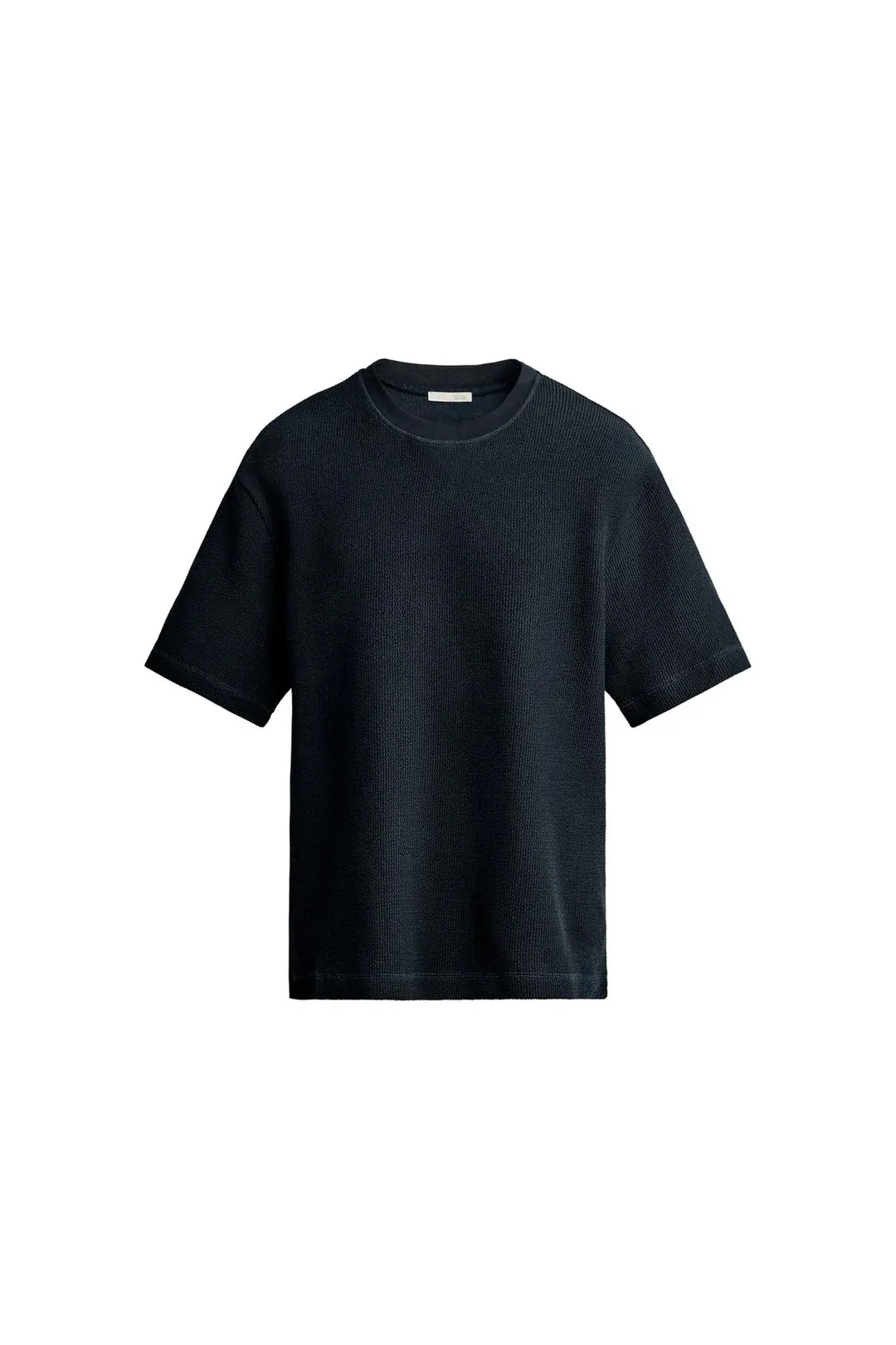 Футболка прямого кроя из сирсакера, Zara